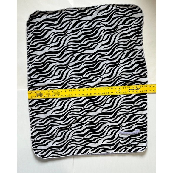 Koala Baby Babies Toys R Us Zebra Animal Print Purple Pocket Sherpa Baby Blanket - Picture 6 of 8